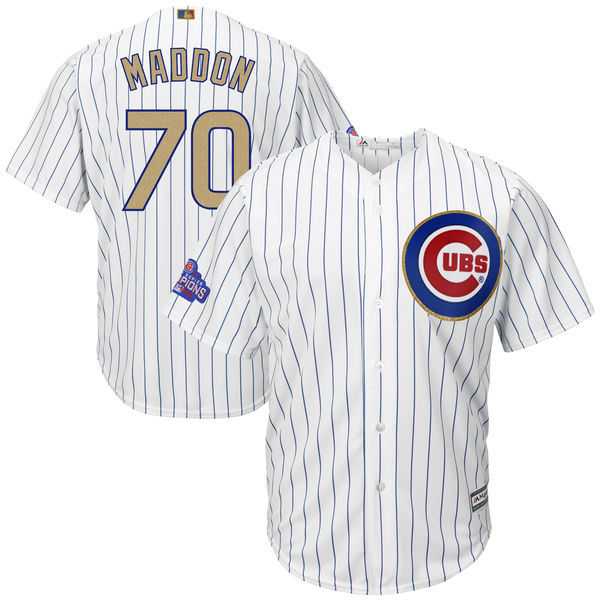 Chicago Cubs #70 Joe Maddon White World Series Champions Gold Program New Cool Base Stitched Jersey JiaSu,We sell and wholesale Chicago Cubs #70 Joe Maddon White World Series Champions Gold Program New Cool Base Stitched Jersey JiaSu on line form chian!